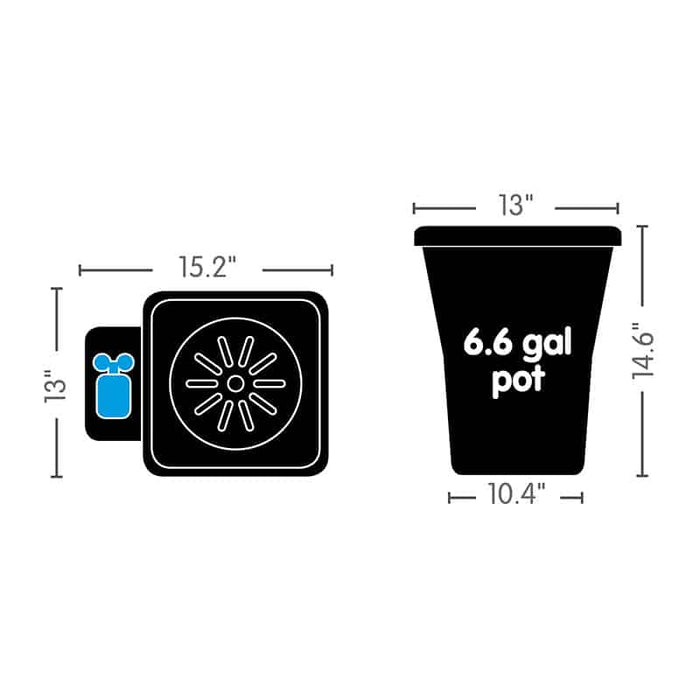 Autopot XL tray and lid (round) - The Grow Store