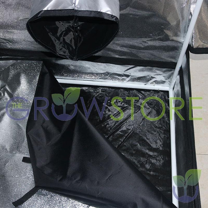 BudBox Lite Grow Tent - Silver Lined 0.6 x 0.6 x 1.4m