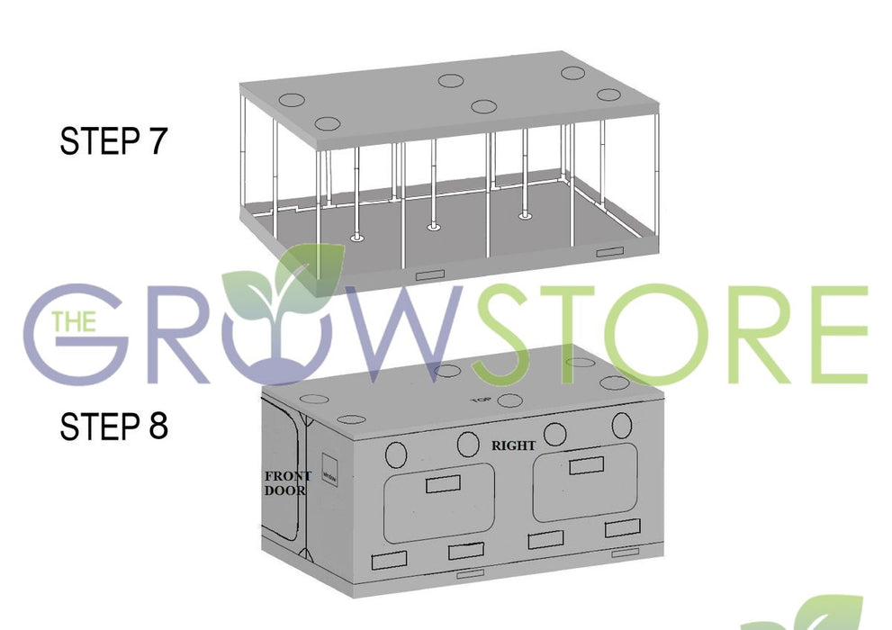 BudBox Pro Grow Tent – Silver-Lined 6.0m x 3.0m x 2.2m