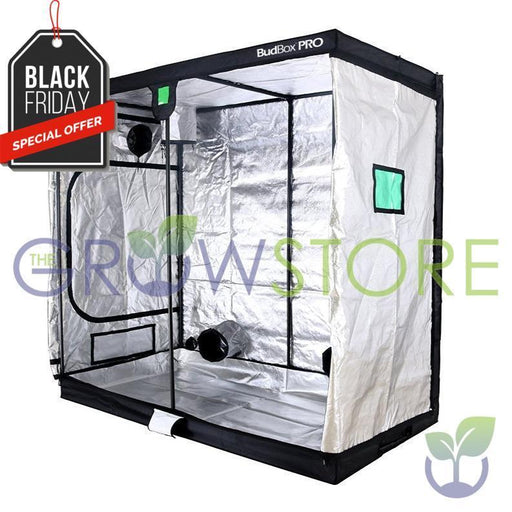 BudBox Pro Grow Tent - Silver Lined 1.2m x 2.4m x 2.2m