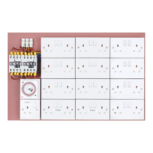 MDF Contactor/Timer Board Double 12/16 & 24 Way